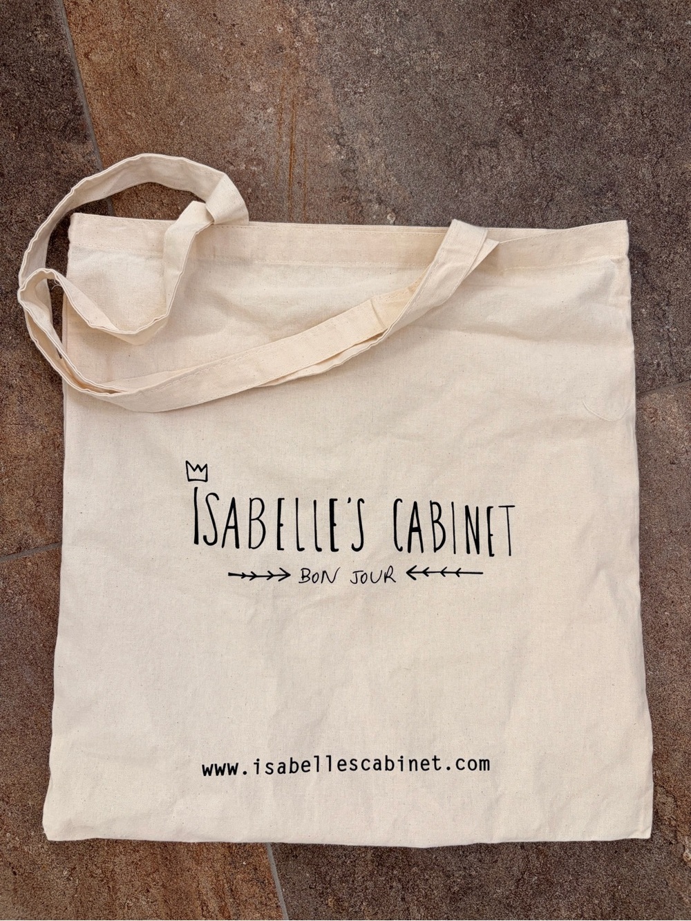 Isabelle's Cabinet Cream Canvas Tote Bag